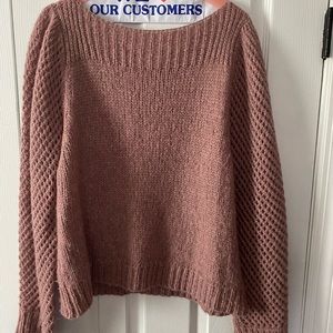 LoveShackFancy knit sweater size large super soft